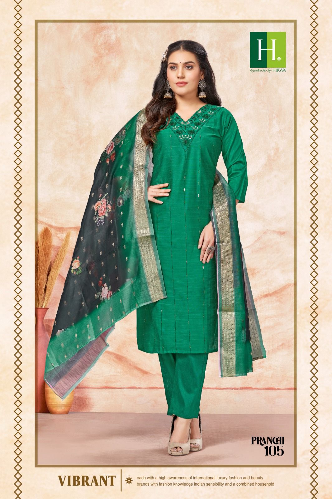 Pranchi By Hirwa Slub Silk Designer Kurti With Bottom Dupatta Wholesale Suppliers In mumbai

